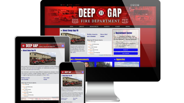 Deep Gap VFD New Fire Department Website