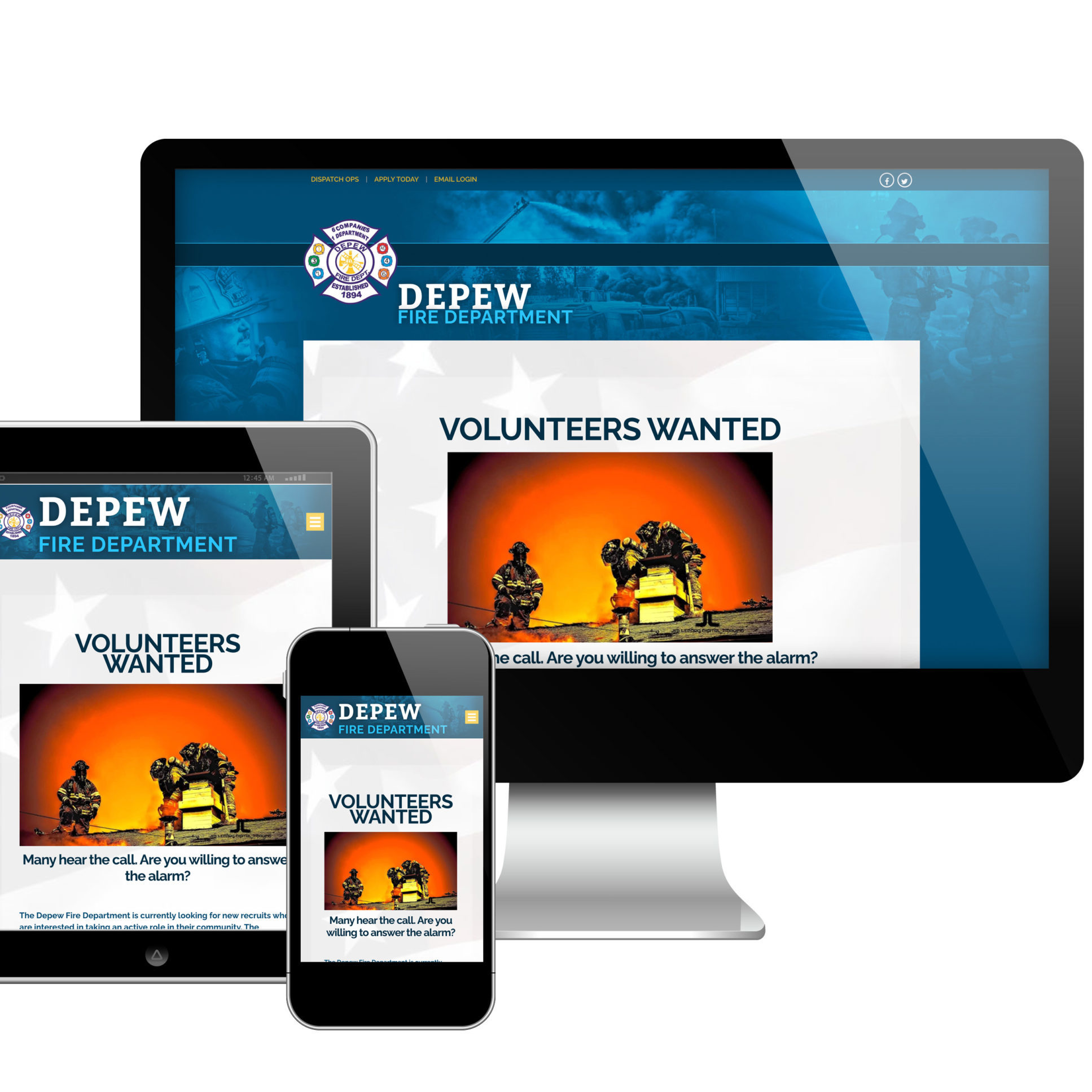 Depew New Fire Department Website