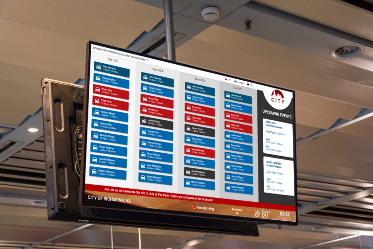 Digital signage for local government agencies